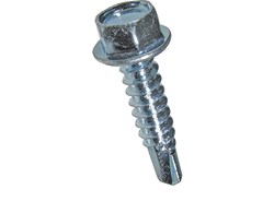 Sechskant-Bohrschrauben K ecosyn®-drill Bohrspitze Stahl einsatzgehärtet, verinkt, blau